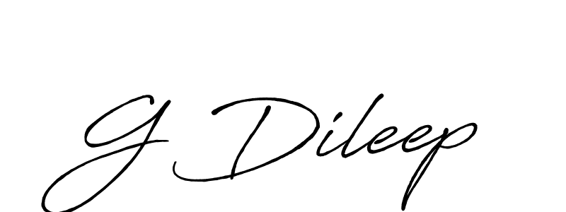 Also You can easily find your signature by using the search form. We will create G Dileep name handwritten signature images for you free of cost using Antro_Vectra_Bolder sign style. G Dileep signature style 7 images and pictures png