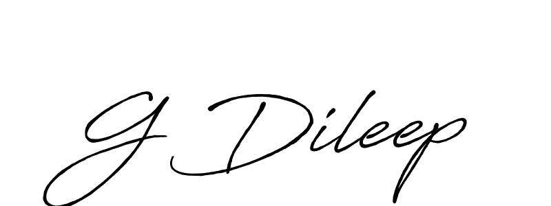 if you are searching for the best signature style for your name G Dileep. so please give up your signature search. here we have designed multiple signature styles  using Antro_Vectra_Bolder. G Dileep signature style 7 images and pictures png