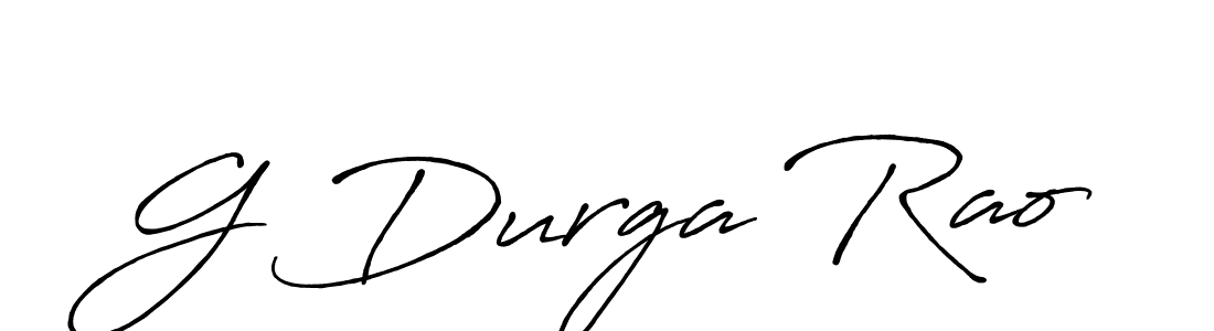 Also we have G Durga Rao name is the best signature style. Create professional handwritten signature collection using Antro_Vectra_Bolder autograph style. G Durga Rao signature style 7 images and pictures png