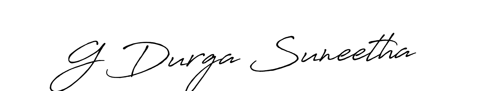 How to Draw G Durga Suneetha signature style? Antro_Vectra_Bolder is a latest design signature styles for name G Durga Suneetha. G Durga Suneetha signature style 7 images and pictures png