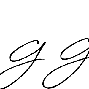 Best and Professional Signature Style for G G. Antro_Vectra_Bolder Best Signature Style Collection. G G signature style 7 images and pictures png