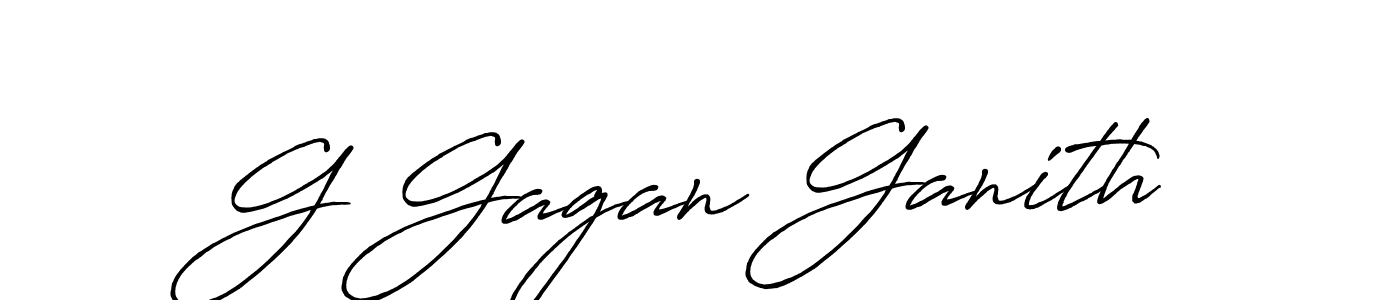This is the best signature style for the G Gagan Ganith name. Also you like these signature font (Antro_Vectra_Bolder). Mix name signature. G Gagan Ganith signature style 7 images and pictures png