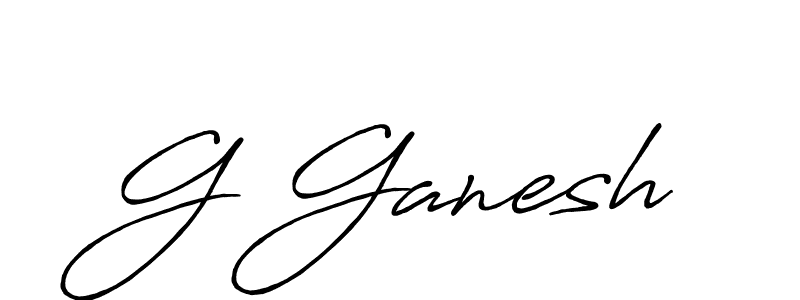 Once you've used our free online signature maker to create your best signature Antro_Vectra_Bolder style, it's time to enjoy all of the benefits that G Ganesh name signing documents. G Ganesh signature style 7 images and pictures png