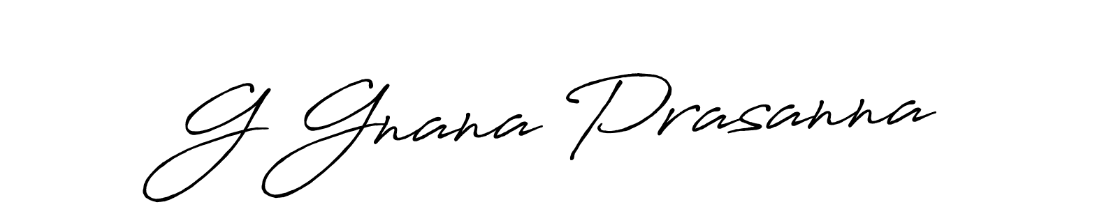 Also we have G Gnana Prasanna name is the best signature style. Create professional handwritten signature collection using Antro_Vectra_Bolder autograph style. G Gnana Prasanna signature style 7 images and pictures png