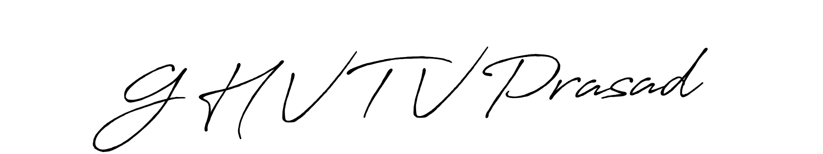 Design your own signature with our free online signature maker. With this signature software, you can create a handwritten (Antro_Vectra_Bolder) signature for name G H V T V Prasad. G H V T V Prasad signature style 7 images and pictures png
