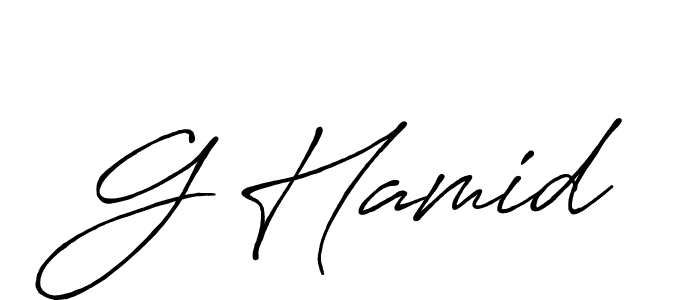 G Hamid stylish signature style. Best Handwritten Sign (Antro_Vectra_Bolder) for my name. Handwritten Signature Collection Ideas for my name G Hamid. G Hamid signature style 7 images and pictures png