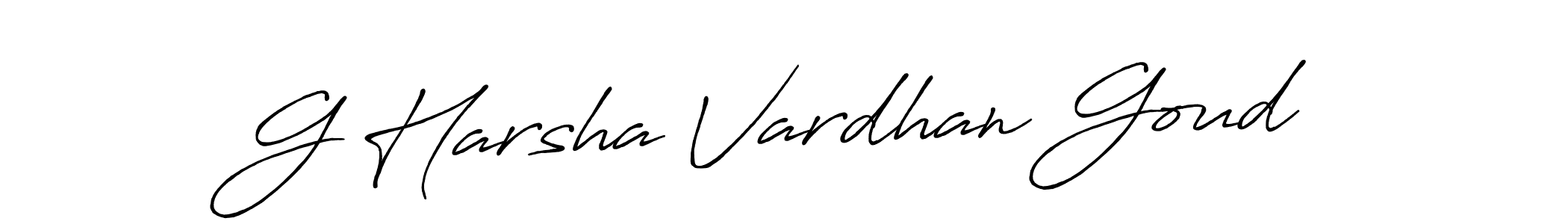 Make a short G Harsha Vardhan Goud signature style. Manage your documents anywhere anytime using Antro_Vectra_Bolder. Create and add eSignatures, submit forms, share and send files easily. G Harsha Vardhan Goud signature style 7 images and pictures png