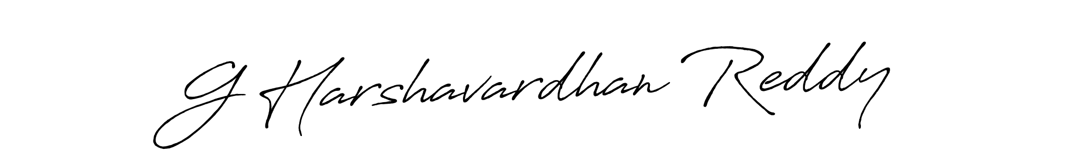 Antro_Vectra_Bolder is a professional signature style that is perfect for those who want to add a touch of class to their signature. It is also a great choice for those who want to make their signature more unique. Get G Harshavardhan Reddy name to fancy signature for free. G Harshavardhan Reddy signature style 7 images and pictures png