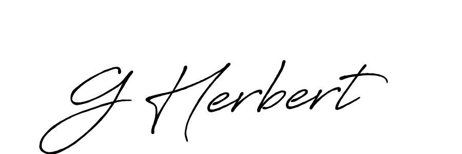 Also You can easily find your signature by using the search form. We will create G Herbert name handwritten signature images for you free of cost using Antro_Vectra_Bolder sign style. G Herbert signature style 7 images and pictures png