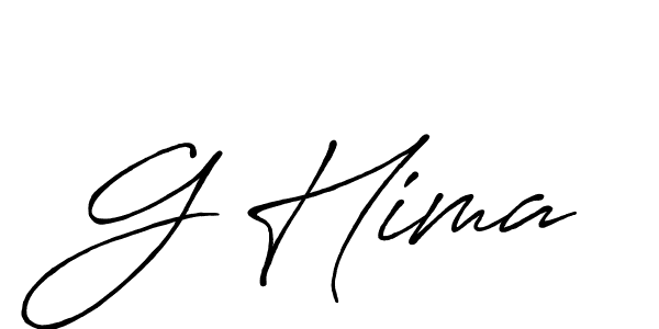 You should practise on your own different ways (Antro_Vectra_Bolder) to write your name (G Hima) in signature. don't let someone else do it for you. G Hima signature style 7 images and pictures png
