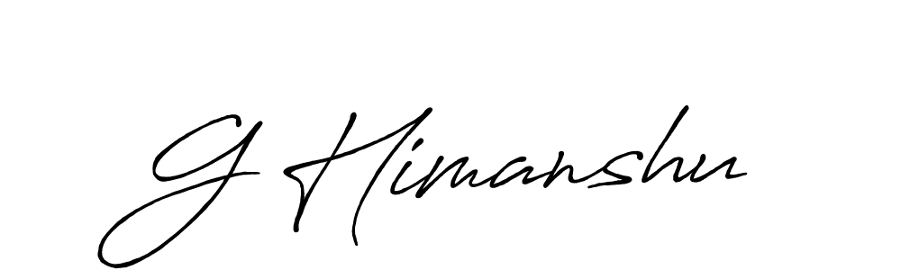 Once you've used our free online signature maker to create your best signature Antro_Vectra_Bolder style, it's time to enjoy all of the benefits that G Himanshu name signing documents. G Himanshu signature style 7 images and pictures png