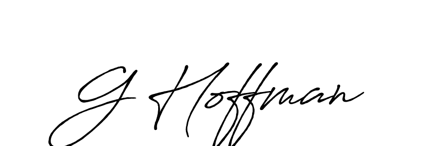 Make a beautiful signature design for name G Hoffman. Use this online signature maker to create a handwritten signature for free. G Hoffman signature style 7 images and pictures png