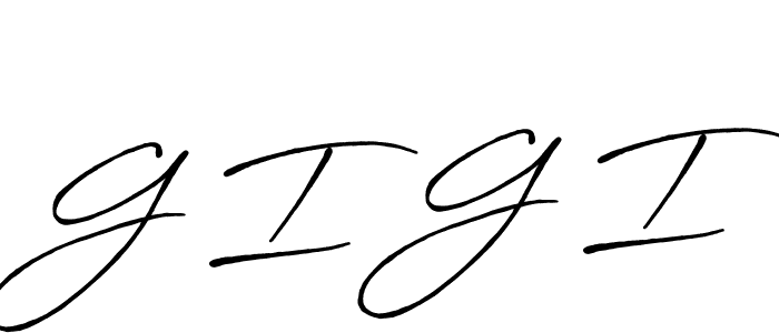 How to make G I G I signature? Antro_Vectra_Bolder is a professional autograph style. Create handwritten signature for G I G I name. G I G I signature style 7 images and pictures png