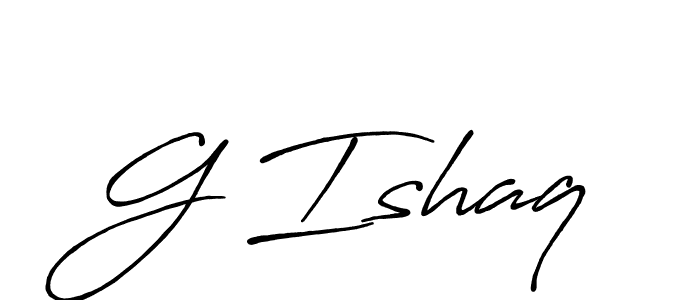 Make a beautiful signature design for name G Ishaq. Use this online signature maker to create a handwritten signature for free. G Ishaq signature style 7 images and pictures png