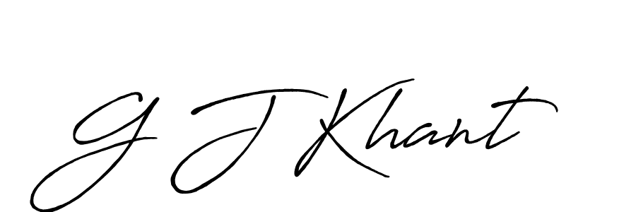 You can use this online signature creator to create a handwritten signature for the name G J Khant. This is the best online autograph maker. G J Khant signature style 7 images and pictures png