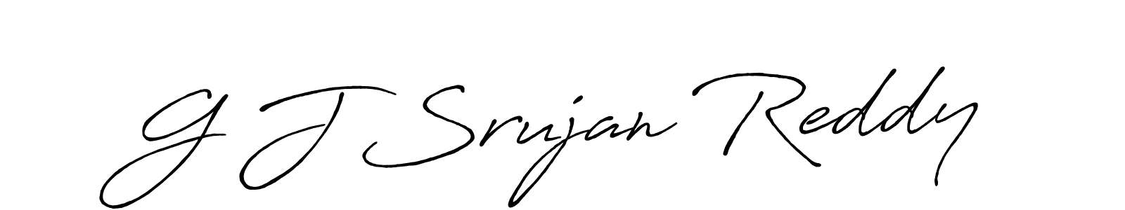 Similarly Antro_Vectra_Bolder is the best handwritten signature design. Signature creator online .You can use it as an online autograph creator for name G J Srujan Reddy. G J Srujan Reddy signature style 7 images and pictures png