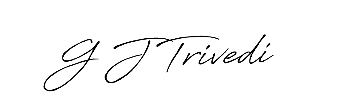 Also we have G J Trivedi name is the best signature style. Create professional handwritten signature collection using Antro_Vectra_Bolder autograph style. G J Trivedi signature style 7 images and pictures png