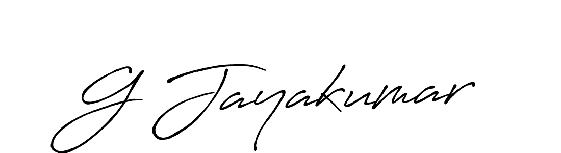 if you are searching for the best signature style for your name G Jayakumar. so please give up your signature search. here we have designed multiple signature styles  using Antro_Vectra_Bolder. G Jayakumar signature style 7 images and pictures png