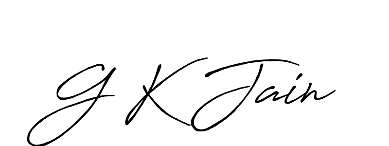 Also You can easily find your signature by using the search form. We will create G K Jain name handwritten signature images for you free of cost using Antro_Vectra_Bolder sign style. G K Jain signature style 7 images and pictures png