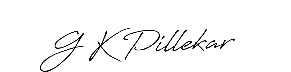 How to Draw G K Pillekar signature style? Antro_Vectra_Bolder is a latest design signature styles for name G K Pillekar. G K Pillekar signature style 7 images and pictures png