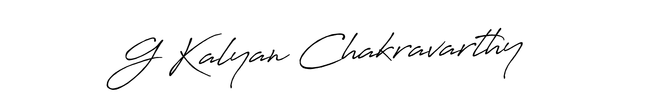 The best way (Antro_Vectra_Bolder) to make a short signature is to pick only two or three words in your name. The name G Kalyan Chakravarthy include a total of six letters. For converting this name. G Kalyan Chakravarthy signature style 7 images and pictures png