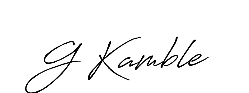Once you've used our free online signature maker to create your best signature Antro_Vectra_Bolder style, it's time to enjoy all of the benefits that G Kamble name signing documents. G Kamble signature style 7 images and pictures png