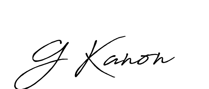 It looks lik you need a new signature style for name G Kanon. Design unique handwritten (Antro_Vectra_Bolder) signature with our free signature maker in just a few clicks. G Kanon signature style 7 images and pictures png