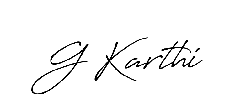Also You can easily find your signature by using the search form. We will create G Karthi name handwritten signature images for you free of cost using Antro_Vectra_Bolder sign style. G Karthi signature style 7 images and pictures png