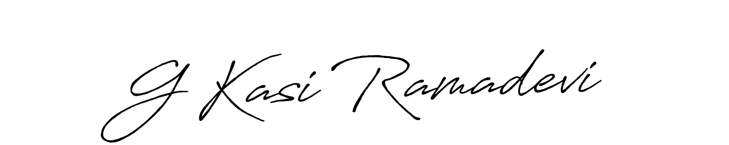 Antro_Vectra_Bolder is a professional signature style that is perfect for those who want to add a touch of class to their signature. It is also a great choice for those who want to make their signature more unique. Get G Kasi Ramadevi name to fancy signature for free. G Kasi Ramadevi signature style 7 images and pictures png