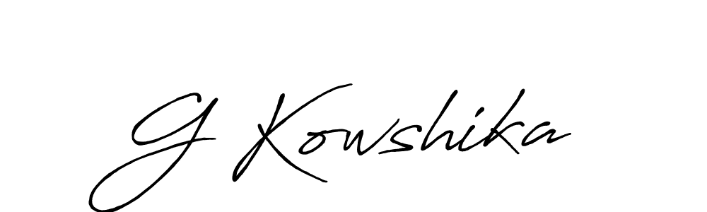Antro_Vectra_Bolder is a professional signature style that is perfect for those who want to add a touch of class to their signature. It is also a great choice for those who want to make their signature more unique. Get G Kowshika name to fancy signature for free. G Kowshika signature style 7 images and pictures png