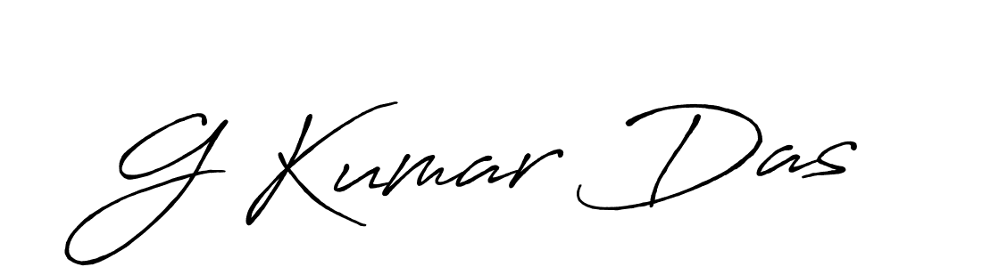 Also we have G Kumar Das name is the best signature style. Create professional handwritten signature collection using Antro_Vectra_Bolder autograph style. G Kumar Das signature style 7 images and pictures png