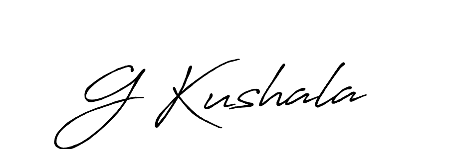 Make a short G Kushala signature style. Manage your documents anywhere anytime using Antro_Vectra_Bolder. Create and add eSignatures, submit forms, share and send files easily. G Kushala signature style 7 images and pictures png