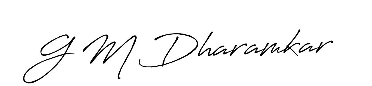 How to Draw G M Dharamkar signature style? Antro_Vectra_Bolder is a latest design signature styles for name G M Dharamkar. G M Dharamkar signature style 7 images and pictures png