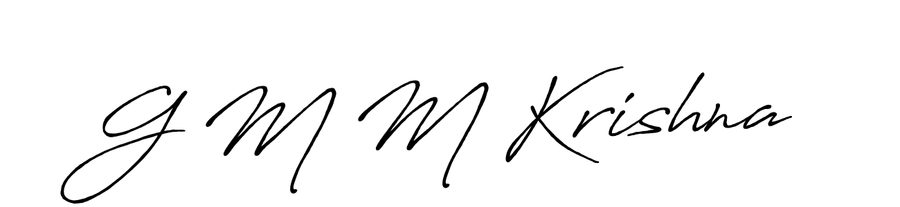 Make a beautiful signature design for name G M M Krishna. Use this online signature maker to create a handwritten signature for free. G M M Krishna signature style 7 images and pictures png