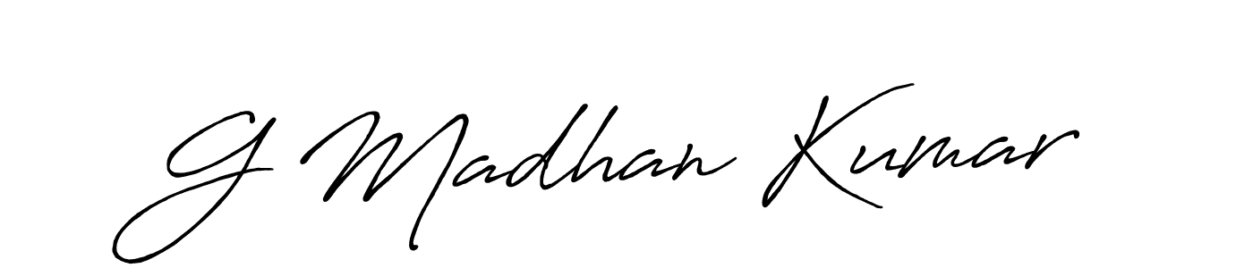 You should practise on your own different ways (Antro_Vectra_Bolder) to write your name (G Madhan Kumar) in signature. don't let someone else do it for you. G Madhan Kumar signature style 7 images and pictures png