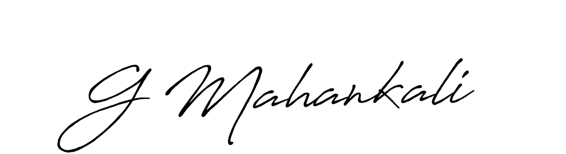 How to Draw G Mahankali signature style? Antro_Vectra_Bolder is a latest design signature styles for name G Mahankali. G Mahankali signature style 7 images and pictures png