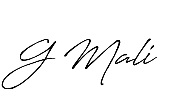 It looks lik you need a new signature style for name G Mali. Design unique handwritten (Antro_Vectra_Bolder) signature with our free signature maker in just a few clicks. G Mali signature style 7 images and pictures png