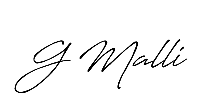 You should practise on your own different ways (Antro_Vectra_Bolder) to write your name (G Malli) in signature. don't let someone else do it for you. G Malli signature style 7 images and pictures png