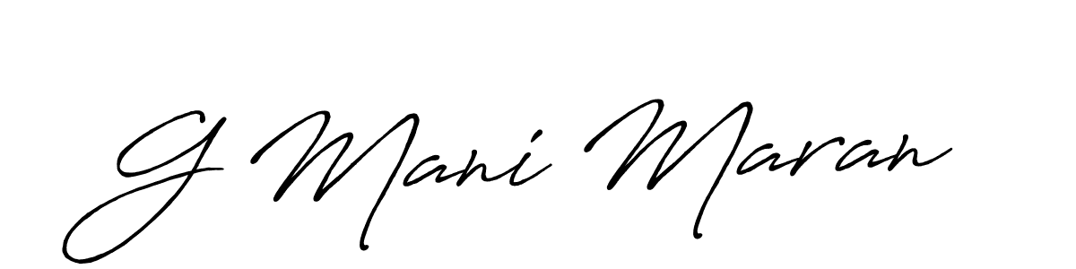 Make a beautiful signature design for name G Mani Maran. Use this online signature maker to create a handwritten signature for free. G Mani Maran signature style 7 images and pictures png