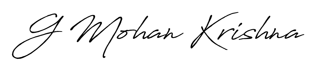 Make a short G Mohan Krishna signature style. Manage your documents anywhere anytime using Antro_Vectra_Bolder. Create and add eSignatures, submit forms, share and send files easily. G Mohan Krishna signature style 7 images and pictures png