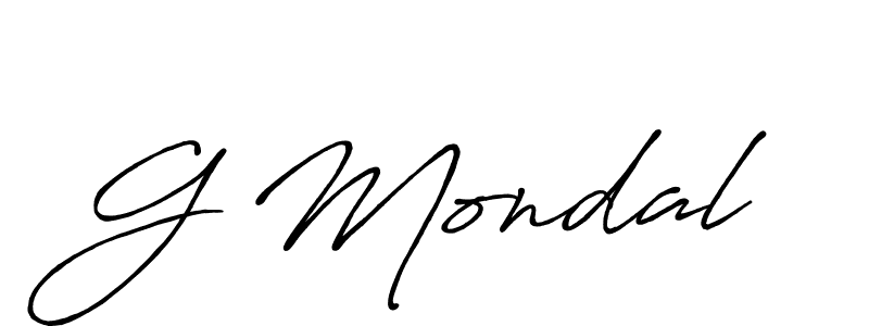 Antro_Vectra_Bolder is a professional signature style that is perfect for those who want to add a touch of class to their signature. It is also a great choice for those who want to make their signature more unique. Get G Mondal name to fancy signature for free. G Mondal signature style 7 images and pictures png