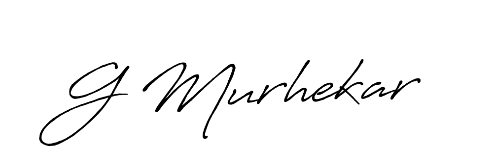 Make a short G Murhekar signature style. Manage your documents anywhere anytime using Antro_Vectra_Bolder. Create and add eSignatures, submit forms, share and send files easily. G Murhekar signature style 7 images and pictures png