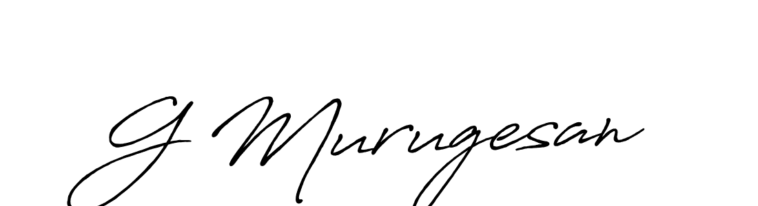 How to make G Murugesan signature? Antro_Vectra_Bolder is a professional autograph style. Create handwritten signature for G Murugesan name. G Murugesan signature style 7 images and pictures png