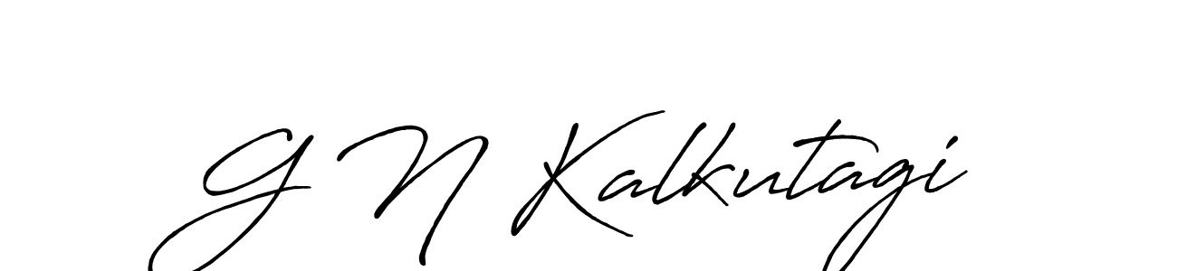 How to make G N Kalkutagi signature? Antro_Vectra_Bolder is a professional autograph style. Create handwritten signature for G N Kalkutagi name. G N Kalkutagi signature style 7 images and pictures png