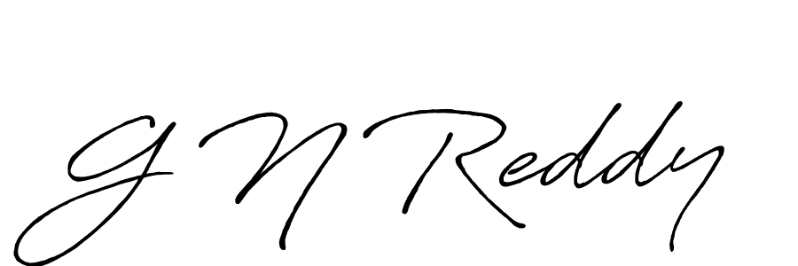 Make a beautiful signature design for name G N Reddy. With this signature (Antro_Vectra_Bolder) style, you can create a handwritten signature for free. G N Reddy signature style 7 images and pictures png