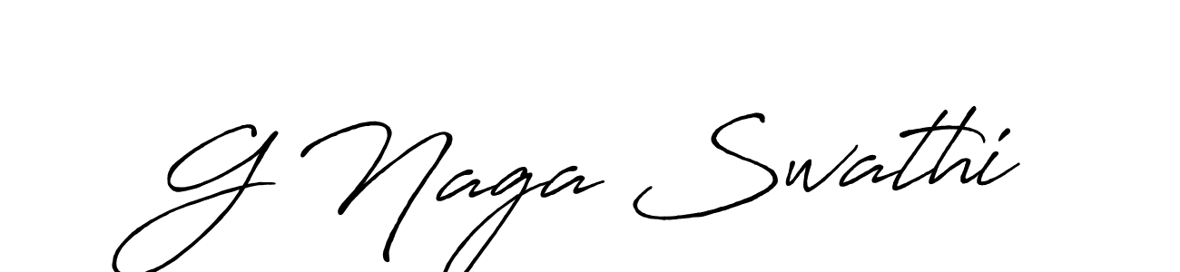 if you are searching for the best signature style for your name G Naga Swathi. so please give up your signature search. here we have designed multiple signature styles  using Antro_Vectra_Bolder. G Naga Swathi signature style 7 images and pictures png