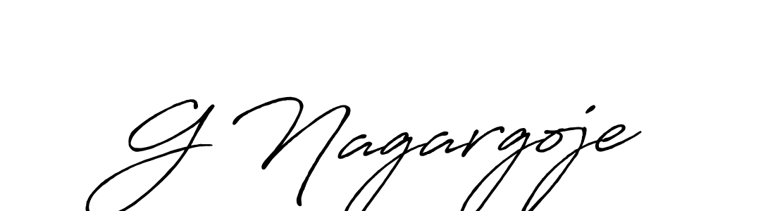 Design your own signature with our free online signature maker. With this signature software, you can create a handwritten (Antro_Vectra_Bolder) signature for name G Nagargoje. G Nagargoje signature style 7 images and pictures png