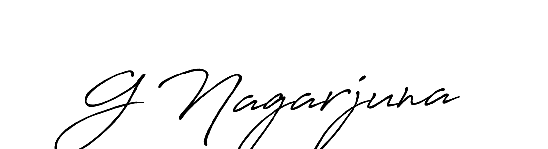 Antro_Vectra_Bolder is a professional signature style that is perfect for those who want to add a touch of class to their signature. It is also a great choice for those who want to make their signature more unique. Get G Nagarjuna name to fancy signature for free. G Nagarjuna signature style 7 images and pictures png