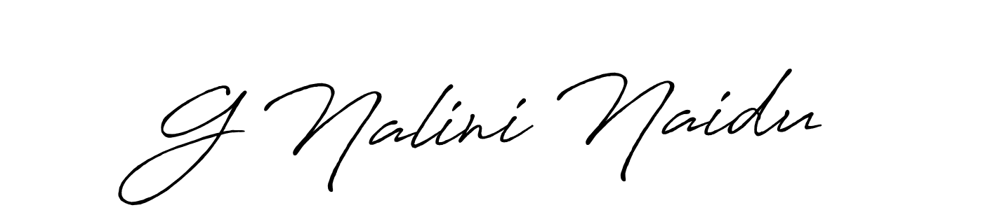 Also You can easily find your signature by using the search form. We will create G Nalini Naidu name handwritten signature images for you free of cost using Antro_Vectra_Bolder sign style. G Nalini Naidu signature style 7 images and pictures png