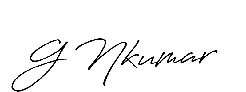 How to Draw G Nkumar signature style? Antro_Vectra_Bolder is a latest design signature styles for name G Nkumar. G Nkumar signature style 7 images and pictures png